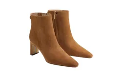 Sam Edelman Saige Savyor Boots In Frontier Brown Suede