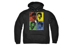 Bruce Lee Enter Color Block Adult Pull Over Hoodie