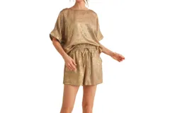 Jodifl Setting Sun Set In Metallic Taupe