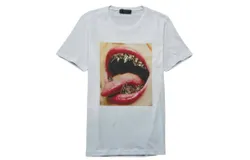 Rh45 Men&apos;s Kitty T Shirt In White
