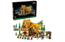 LEGO Disney Snow White and The Seven Dwarfs’ Cottage Building Kit for Adults&comma; Build and Display Disney Princess Set with 10 Minifigures Including Snow White&comma; Gift for Fans of The Classic Movie&comma; 43242