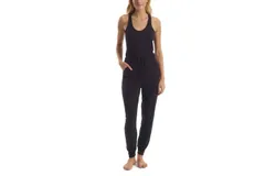 Commando Luxury Rib Racerback Jumpsuit In Black