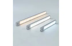 LED Body Sensor Light Cabinet Light Indoor Charging Floor Bedroom Smart Night Light Sensor Light Long Strip Light No drilling&comma; no wiring&comma; no trenching&comma; magnetic design-30cm