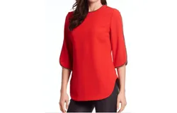 Alberto Makali Detailed Sleeve In Red