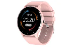 ZL02 Smart Watch Heart Rate Blood Pressure Sleep Pedometer 1&period;28-inch Round Screen Sports Watch &lpar;Pink&rpar;