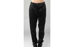 Rundholz Sateen Trousers In Black