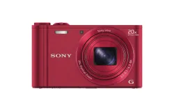 Sony DSCWX350 18 MP Digital Camera &lpar;Red&rpar;