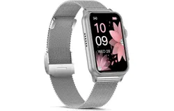 FITVII Nexa Fitness Tracker Answer&sol;Make Calls&comma; Smart Watch with Blood Pressure&comma;-sliver