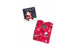 Books To Bed Girl&apos;s Twas The Night Before Christmas Infant Coverall & Book Kit In Red