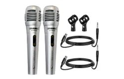 5 Core Microphone Pair XLR Dynamic Karaoke Singing Handheld Microfono Professional Vocal DJ Music Mic