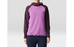 Mountain Hardwear Summit Grid Tunic Hoody In Black Berry