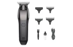 Professional hair clipper&comma; professional hair clipper hair clipper rechargeable electric T-contour trimmer hair clipper cordless electric clipper
