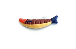 Potaroma Cat Toys Fish&comma; 3 Pcs Crinkle Sound Catnip Toys Soft Linen&comma; Interactive Kitten Exercise Kicker Toys for Indoor Cats for All Breeds
