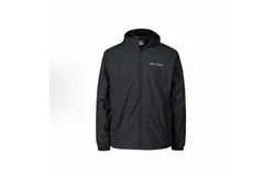 Columbia Solid Windproof Hooded Zip-Up Jacket Men&apos;s Black