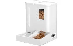 All in One Automatic Cat Feeder and Water Dispenser 4L Cat Water Dispenser &plus; 5L Cat Food Dispenser Cat Feeder and Water Dispenser Automatic Cat Feeder and Water Set
