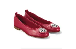 Brighton Aleta Flats In Lipstick