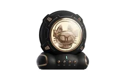 Cartoon Space Cat Wireless Bluetooth Speaker&comma; Mini Portable High Sound Quality Subwoofer Bluetooth Speaker with Hifi Stereo Hands-Free Function 7 Colors Night Lights