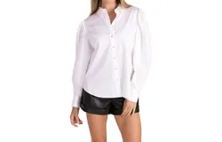 Sedge Albright Top In White