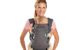 Baby Shoulder Strap Baby Waist Stool Baby Carrying Artifacts 4-in-1 Back Shoulder Traveling Baby Carrying Strap Itino（gray）