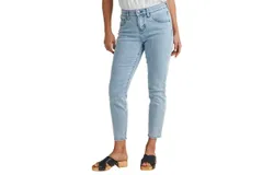 Jag Cecilia Mid Rise Skinny Jean In Bleached-Stripe