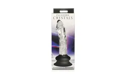 Pleasure Glass Dildo W&sol;Sil Base 5&period;6in