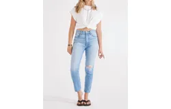 Etica Marcella High Rise Slim Jean In Rip Current