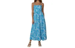 Olivia James The Label Abigail Dress In Postcard