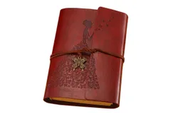 Retro kraft paper notepad Korean creative literature and art gift-giving hand account book a6 loose-leaf notebook can be printed At first sight brown love medium