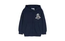 Molo Boy&apos;s In Search Of Snacks Mazz Hoodie In Navy