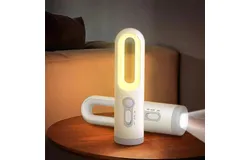 Multifunctional lighting night light sensing bedroom home charging portable bedside lamp Student dormitory intelligent eye protection