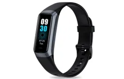 Fitness Tracker with Step Counter&sol;Calories&comma;1&period;10&apos;&apos;AMOLED Touch Color Screen&comma; Pedometer Watch for Women Men -black