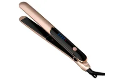 Negative Ion Hair Straightener&comma; 15 Seconds Fast Heating 140-200 ℃&comma; Lcd Digital Display&comma; Rose Gold