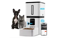 Automatic Feeder 8l Dog Cat With Camera 2&period;4&sol;5g Wifi App