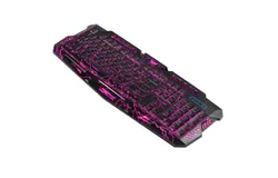 M200 Tri-Color Backlit Crackle Gaming Keyboard Support 104 Keys Wired Keyboard
