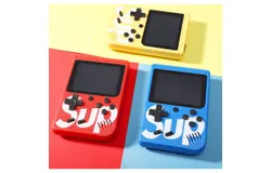 Mini handheld game machine new sup double nostalgia retro classic model children&apos;s game machine 400 in one -White Single