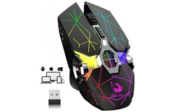 LED Rechargeable Quiet Wireless Wireless Mouse Bluetooth Wireless Mouse Gaming Mouse