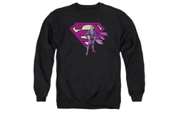 Superman Bizarro & Logo Adult Crewneck Sweatshirt