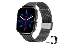 Y14 Smart Watch 1&period;83 Inch Sports Bracelet Bluetooth Call Heart Rate Touch Screen Smart Bracelet（Black）