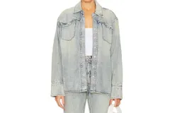 Grlfrnd Emerson Western Shirt Jacket In Tupelo Tint