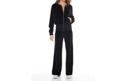 Skemo Velour Bomber Jacket In Black
