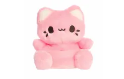 Aurora® Enchanting Tasty Peach® 13cm Meowchi Palm Pals™ Strawberry Stuffed Animal