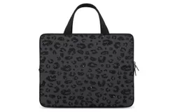 Leopard Print Laptop Bag Women Man 10 12 13 15 17 Inch Office Notebook Travel Computer Handbag Waterproof Bag Notebook Cover