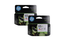 2x HP 65XL Tri-color Original Ink Cartridge&comma; N9K03AA