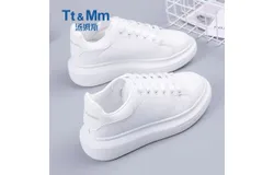 New women's fashion sneakers, shock-absorbing heightening shoes, lightweight and comfortable casual skateboarding and hiking shoes