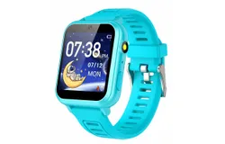 Kids Smart Watch for Kids with 16 Puzzle Games HD Touch Screen Camera Music Player Pedometer Alarm Clock Calculator Flashlight 12&sol;24hr Kids Watches Gift for 4-12 Year Old&lpar;Blue&rpar;