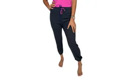 Sundry Jogger With Rainbow Cord In Navy