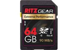 Ritz Gear Extreme Performance High Speed 64 GB Micro SD Card Class-10 Memory Card