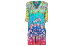 Johnny Was Women Multicolor Easy Cover Up Dress