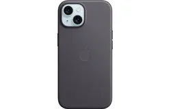 Apple - iPhone 15 FineWoven Case with MagSafe - Black