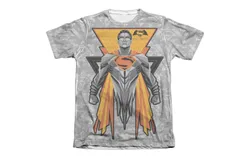 Batman V Superman Super Tech Sub Adult Poly&sol;Cotton Short Sleeve Tee &sol; T-Shirt